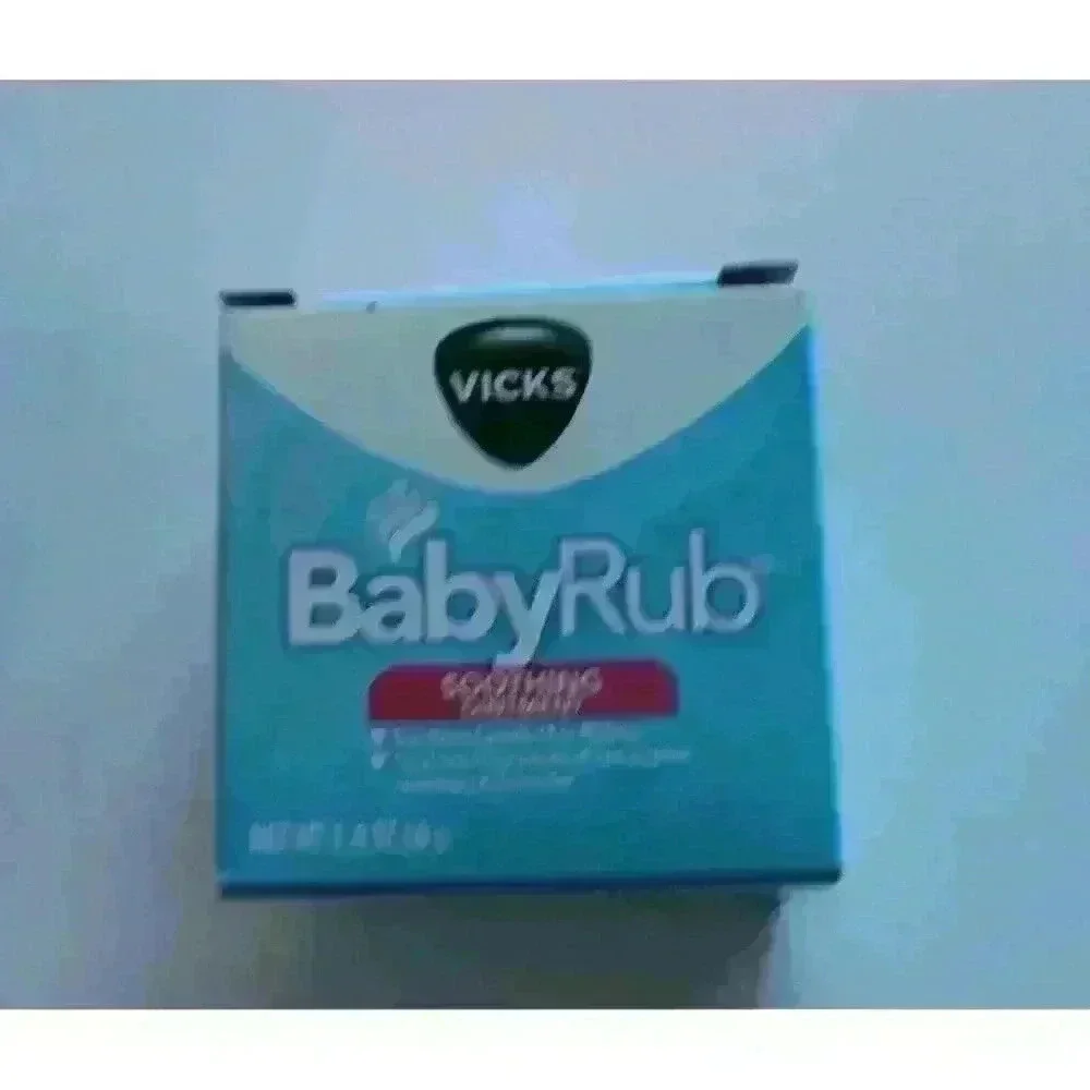 Vicks BabyRub Non-Medicated Chest Rub Soothing Ointment -‎ 1.76 OZ / 50g NIB